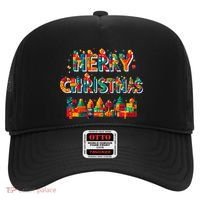 Merry Christmas Master Builder Building Bricks Blocks Lovers Hat thumb 0
