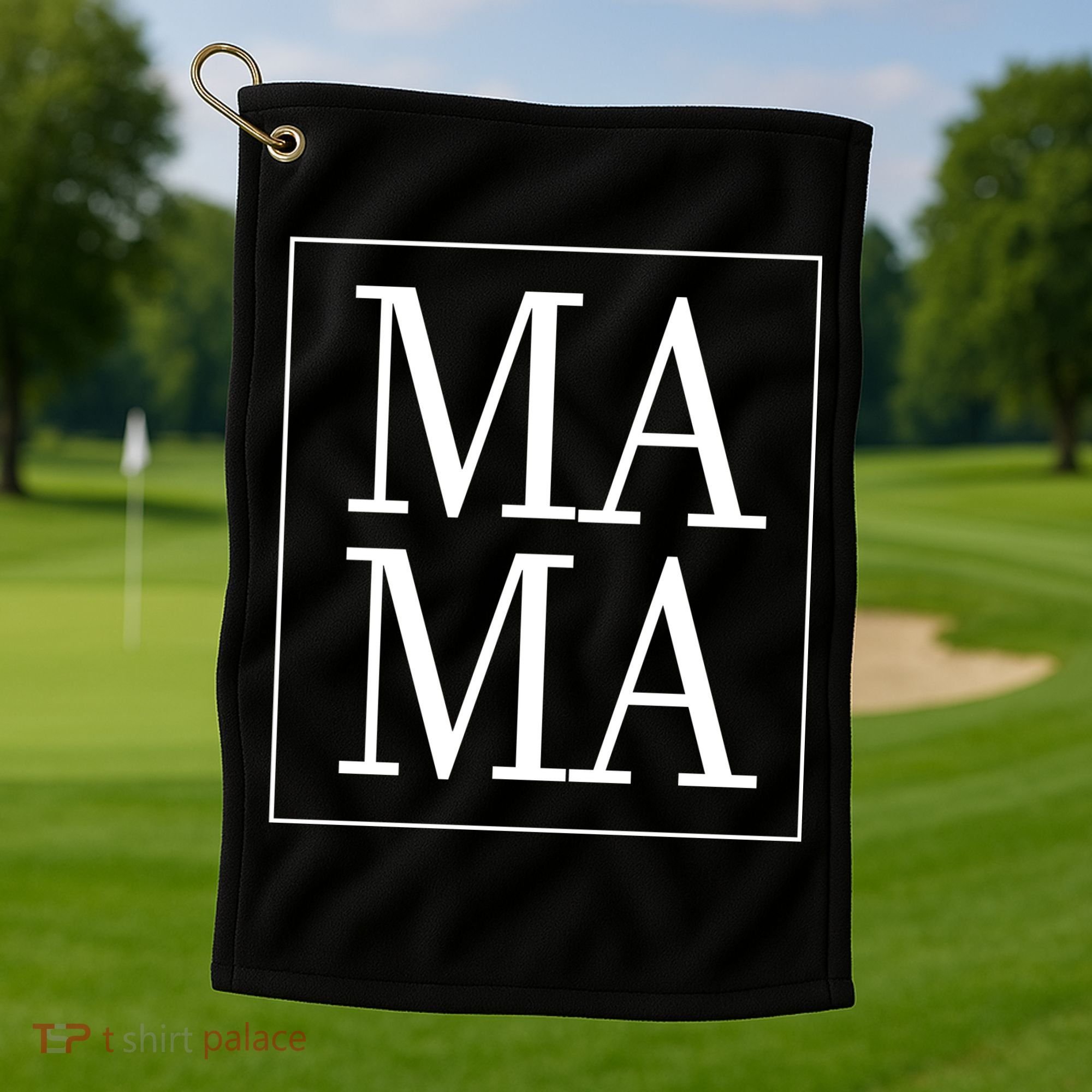 Mama Cute Mother's Day Gift Golf Towel