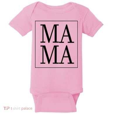 Mama Cute Mother's Day Gift Baby Bodysuit
