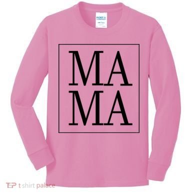 Mama Cute Mother's Day Gift Kids Long Sleeve Shirt