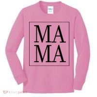 Mama Cute Mother's Day Gift Kids Long Sleeve Shirt thumb 0