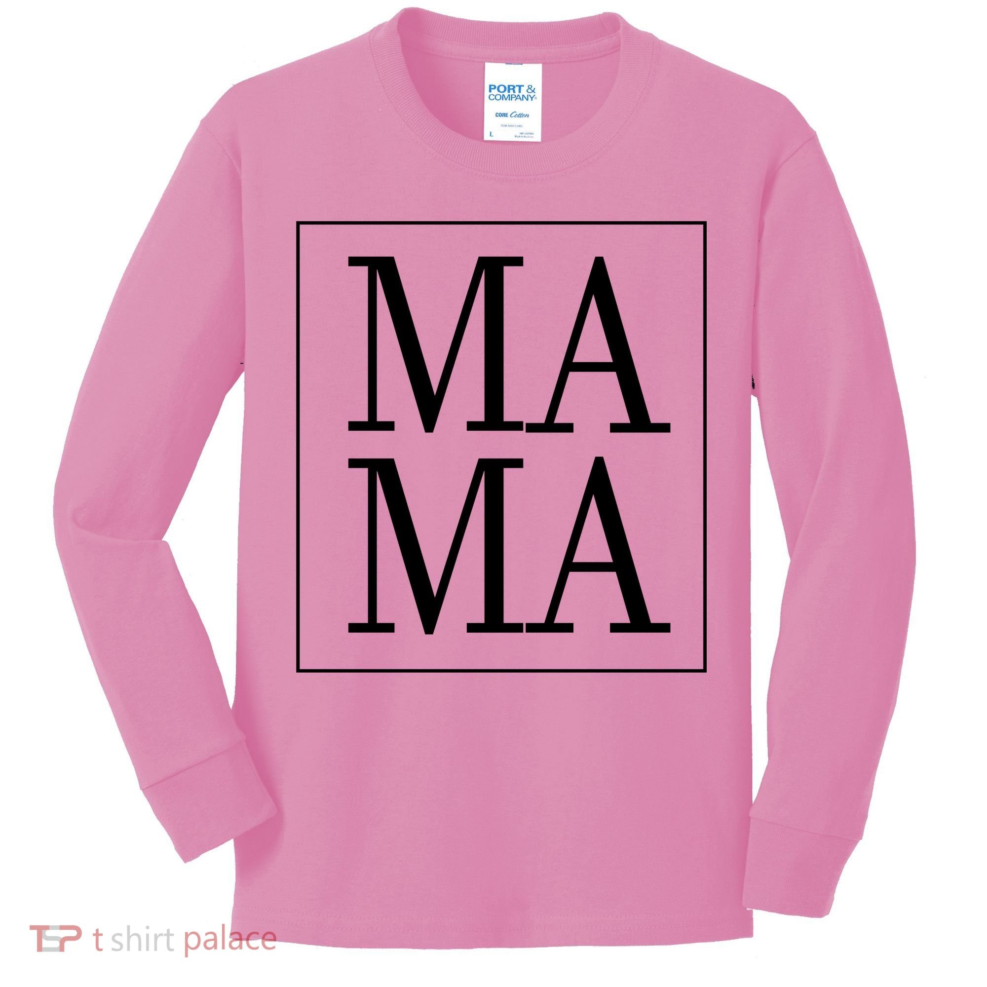 Mama Cute Mother's Day Gift Kids Long Sleeve Shirt