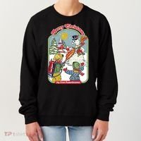 Merry Christmas My First Flamethrower Women's Sweatshirt thumb 0