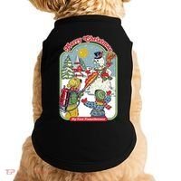 Merry Christmas My First Flamethrower Doggie Tank thumb 0