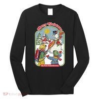 Merry Christmas My First Flamethrower Long Sleeve Shirt thumb 0