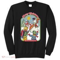 Merry Christmas My First Flamethrower Sweatshirt thumb 0