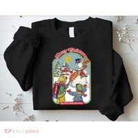 Merry Christmas My First Flamethrower Sweatshirt thumb 2