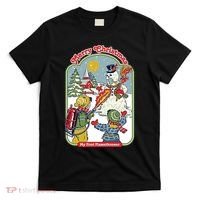 Merry Christmas My First Flamethrower T-Shirt thumb 0