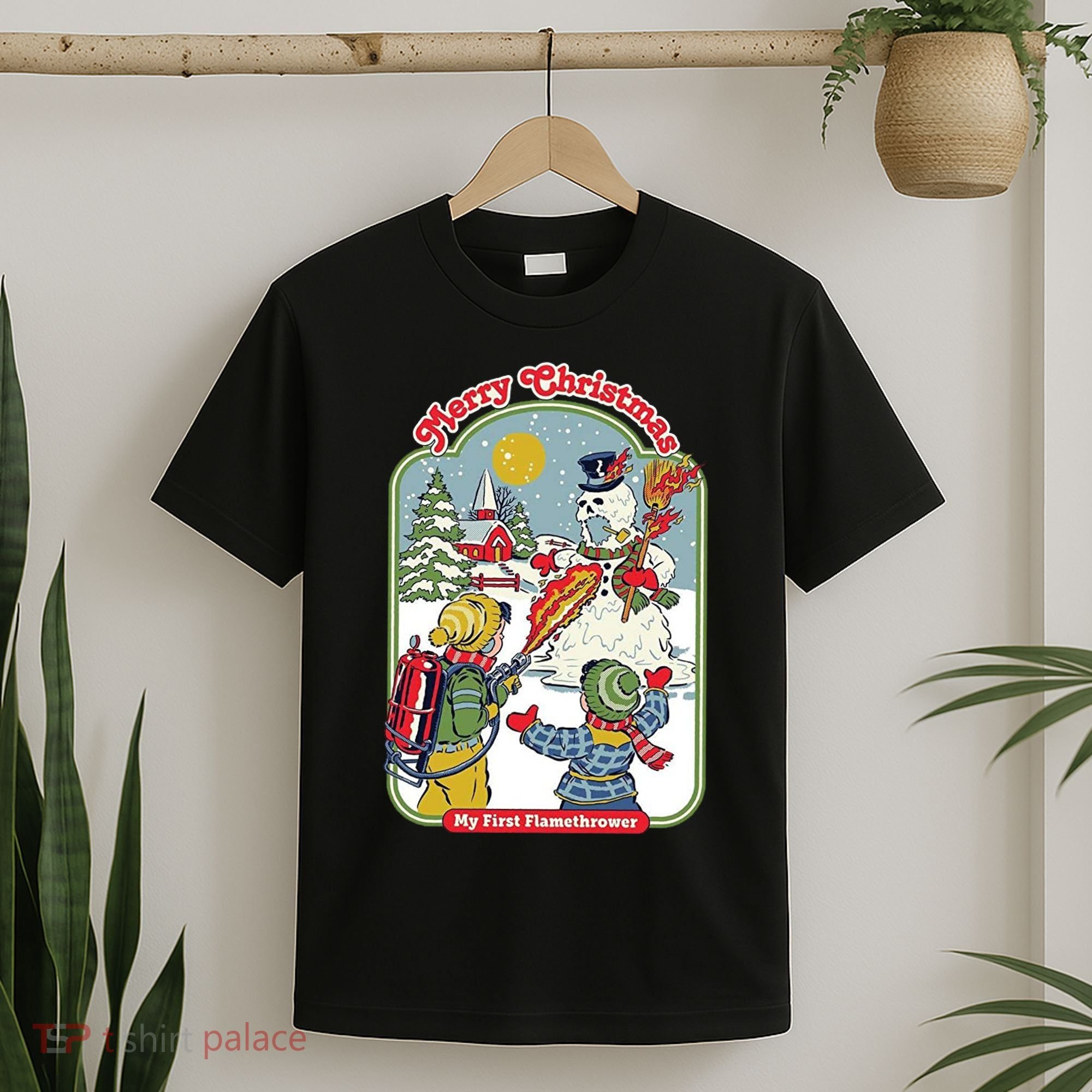 Merry Christmas My First Flamethrower T-Shirt