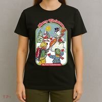 Merry Christmas My First Flamethrower T-Shirt thumb 4