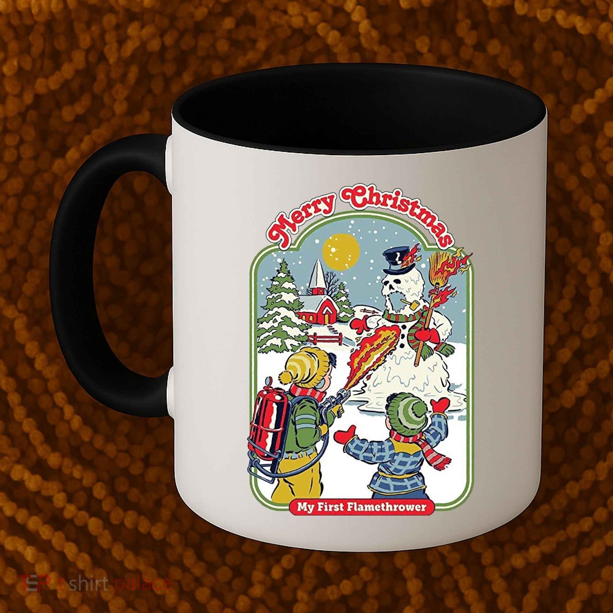 Merry Christmas My First Flamethrower Coffee Mug