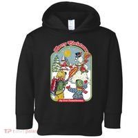 Merry Christmas My First Flamethrower Toddler Hoodie thumb 0