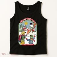 Merry Christmas My First Flamethrower Tank Top thumb 2