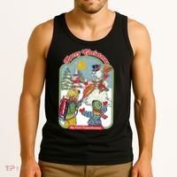 Merry Christmas My First Flamethrower Tank Top thumb 3
