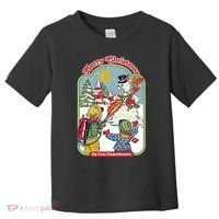 Merry Christmas My First Flamethrower Toddler T-Shirt thumb 0
