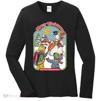 Merry Christmas My First Flamethrower Women's Long Sleeve Shirt thumb 0