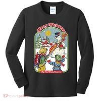 Merry Christmas My First Flamethrower Kids Long Sleeve Shirt thumb 0