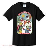 Merry Christmas My First Flamethrower Kids T-Shirt thumb 0