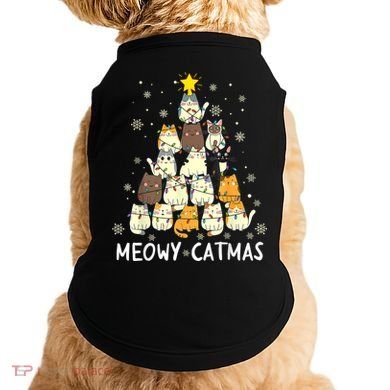 Meowy Catmas Doggie Tank