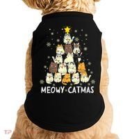 Meowy Catmas Doggie Tank thumb 0