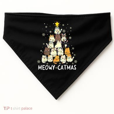 Meowy Catmas USA-Made Doggie Bandana