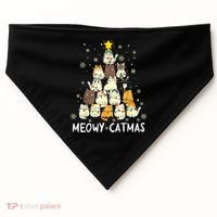 Meowy Catmas USA-Made Doggie Bandana thumb 0