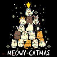 Meowy Catmas USA-Made Doggie Bandana thumb 2