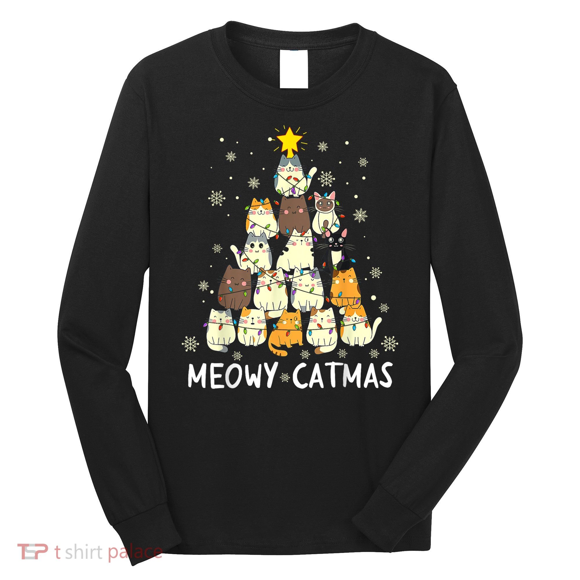 Meowy Catmas Long Sleeve Shirt