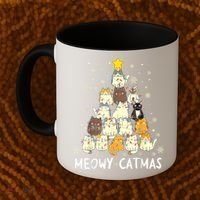 Meowy Catmas Coffee Mug thumb 2
