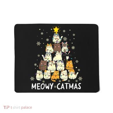 Meowy Catmas Mousepad