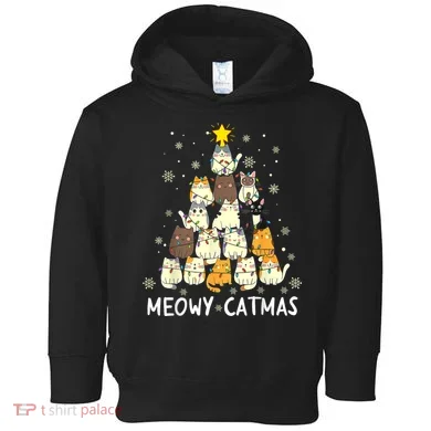 Meowy Catmas Toddler Hoodie