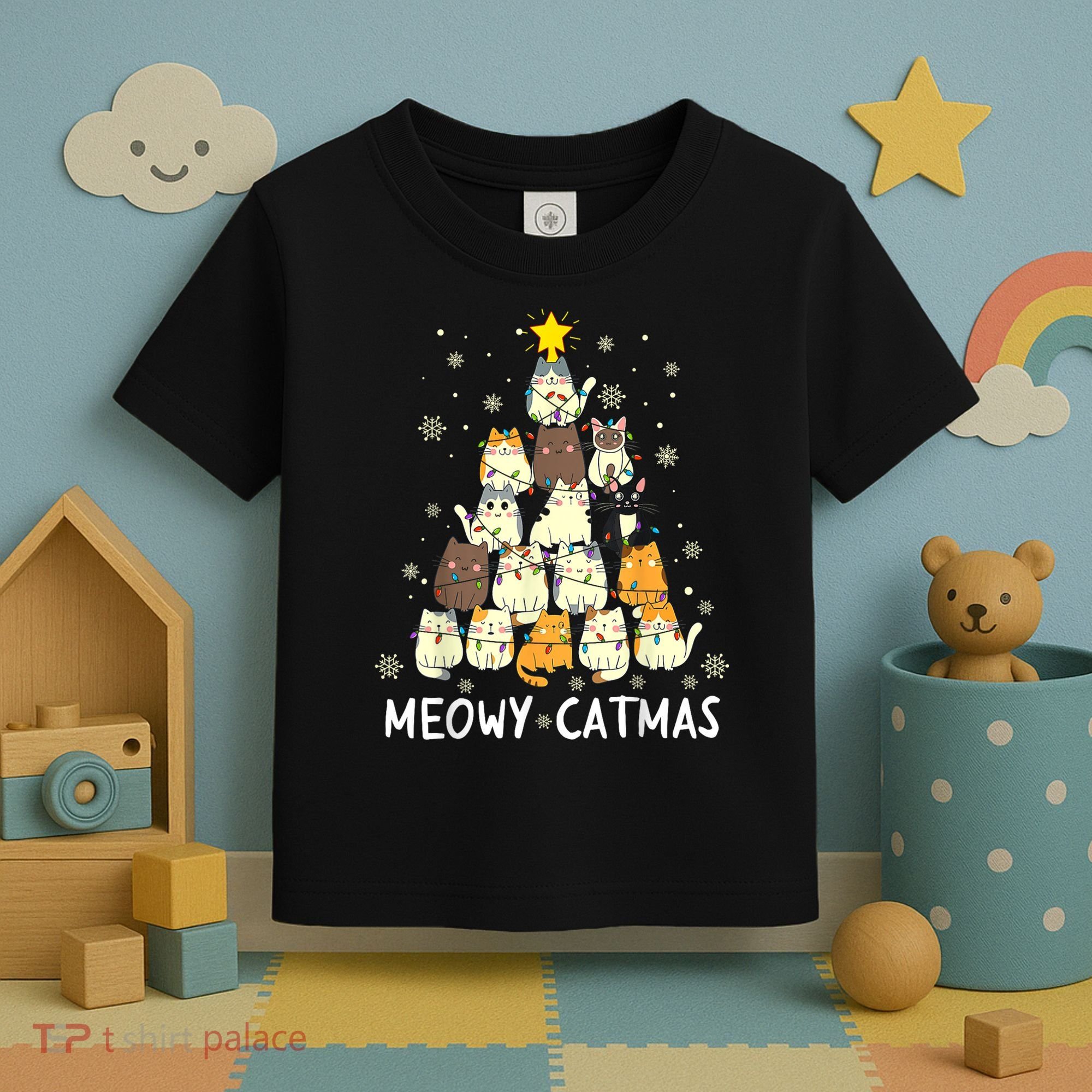 Meowy Catmas Toddler T-Shirt