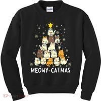 Meowy Catmas Kids Sweatshirt thumb 0