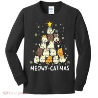 Meowy Catmas Kids Long Sleeve Shirt thumb 0