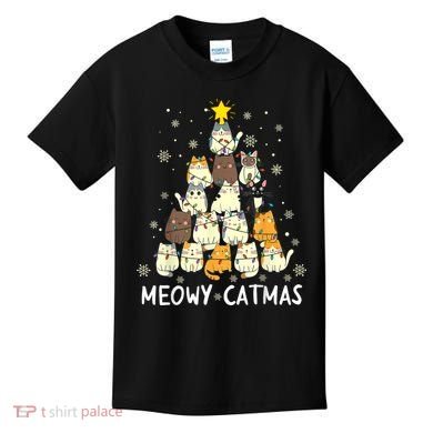 Meowy Catmas Kids T-Shirt