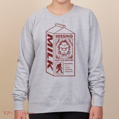 Milk Carton Missing Bigfoot Women's Sweatshirt