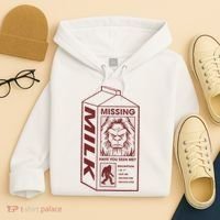 Milk Carton Missing Bigfoot Hoodie thumb 4