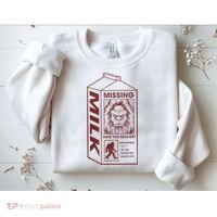 Milk Carton Missing Bigfoot Sweatshirt thumb 2