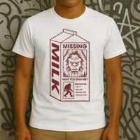 Milk Carton Missing Bigfoot T-Shirt thumb 3