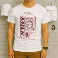 Milk Carton Missing Bigfoot T-Shirt thumb 6