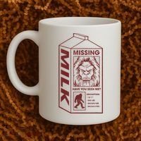 Milk Carton Missing Bigfoot Coffee Mug thumb 2
