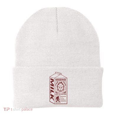 Milk Carton Missing Bigfoot Beanie