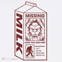 Milk Carton Missing Bigfoot Baby Bodysuit thumb 2
