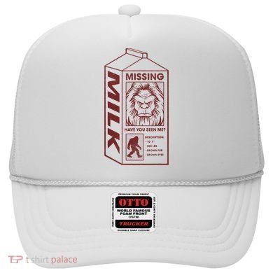 Milk Carton Missing Bigfoot Hat