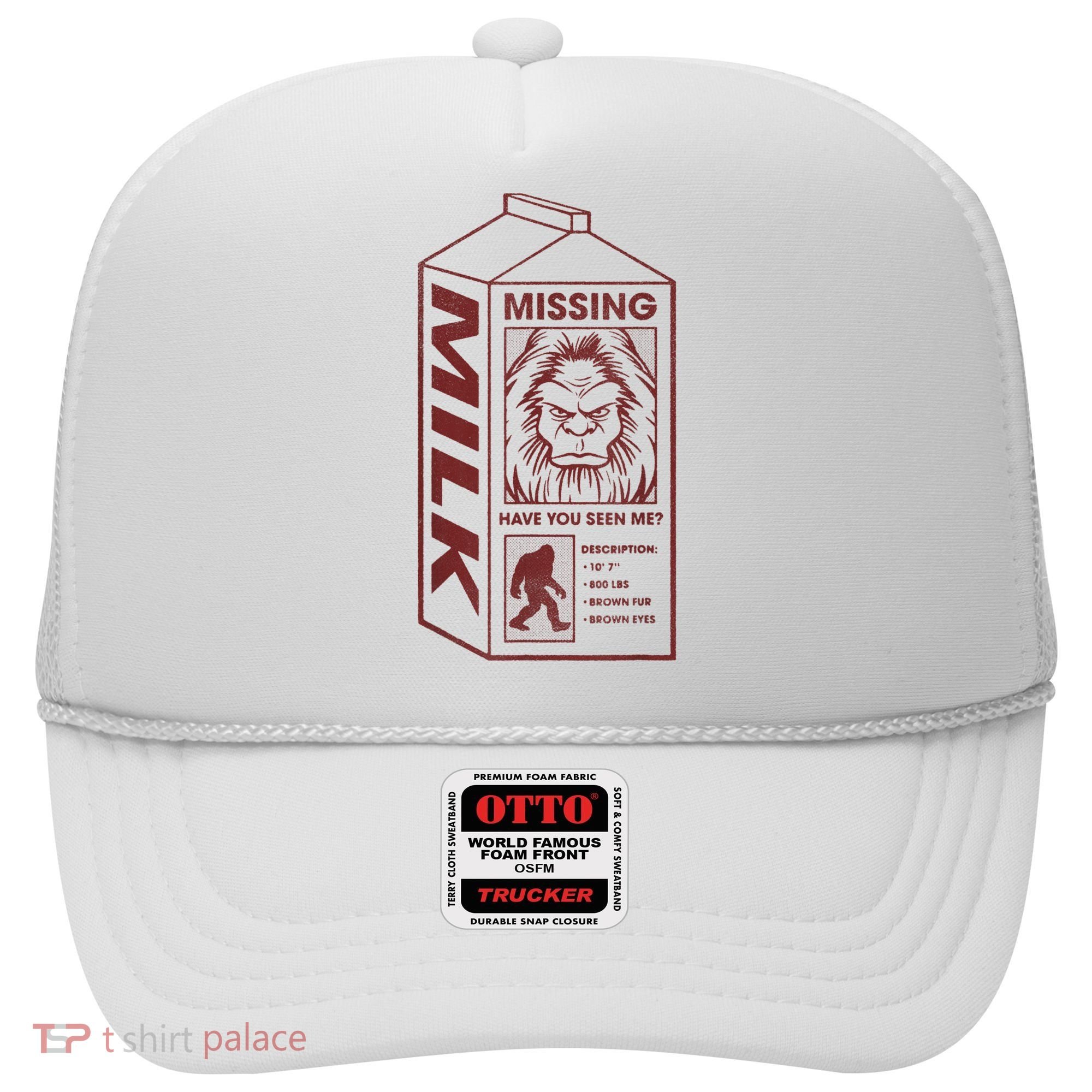Milk Carton Missing Bigfoot Hat