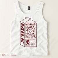 Milk Carton Missing Bigfoot Tank Top thumb 2