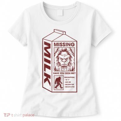 Milk Carton Missing Bigfoot Women's T-Shirt