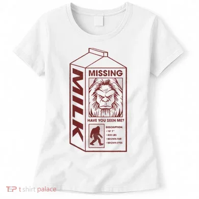 Milk Carton Missing Bigfoot Women's T-Shirt