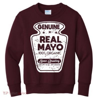 Mayonnaise Costume Kids Sweatshirt