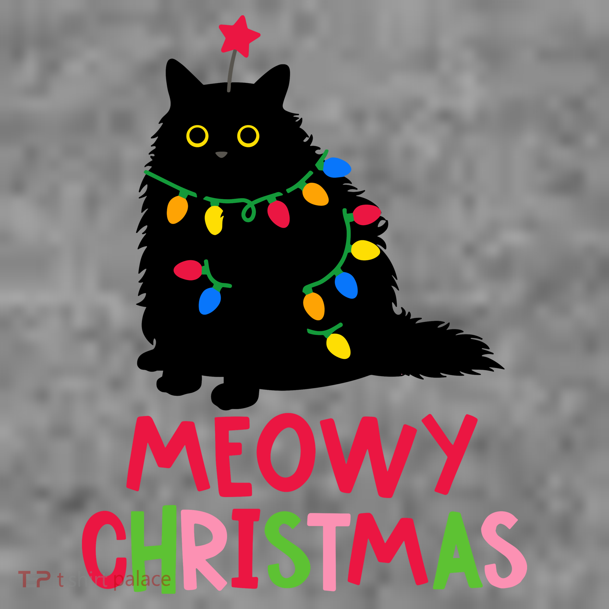 Meowy Christmas Toddler Hoodie